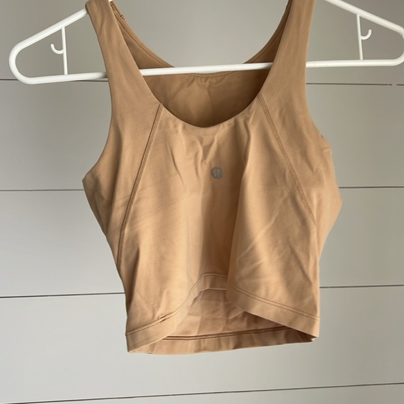 Lululemon size 2 beige high neck tank - Picture 2 of 3